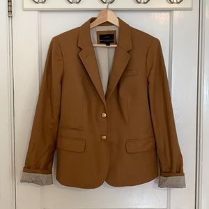 J. Crew Schoolboy Camel Wool Blazer